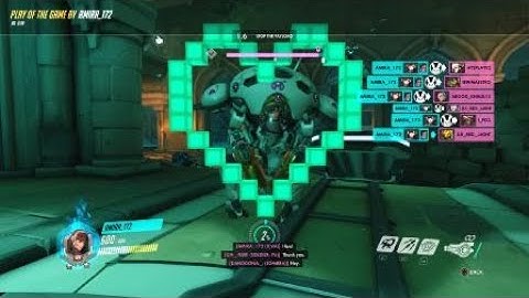 Overwatch: Dva 5k quintuple kill Sombra combo