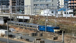 [宇都宮・日光線向けE131系最後の配給] EF64-1032+E131系680番台TN15編成 配給回送