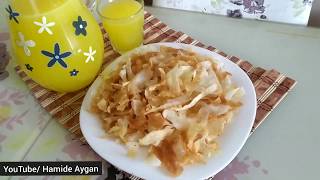 #hazirdan daha lezzetli ev yapımı patates cipsi ve limonata 😋💯👌