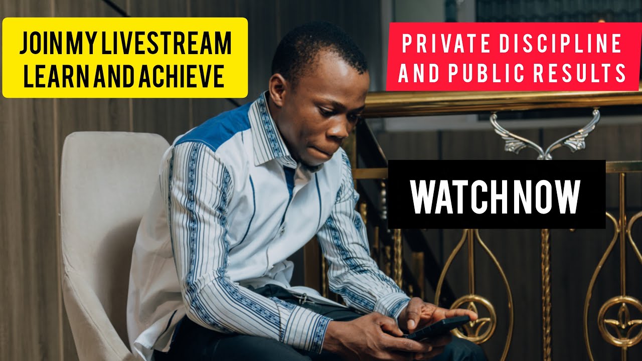 📌Private Discipline, Public Results.👑 Luke 