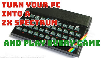 Turn your PC into a ZX Spectrum and play every game ever written for free