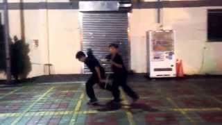 20150708小康里武術班-空手對棍