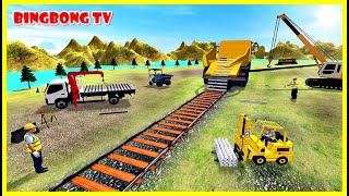 Train Track Construction - Train Games - Crane, Dump Truck, Road Rollers | Android Gameplay screenshot 5