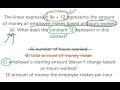 Understanding Linear Expressions and Variables