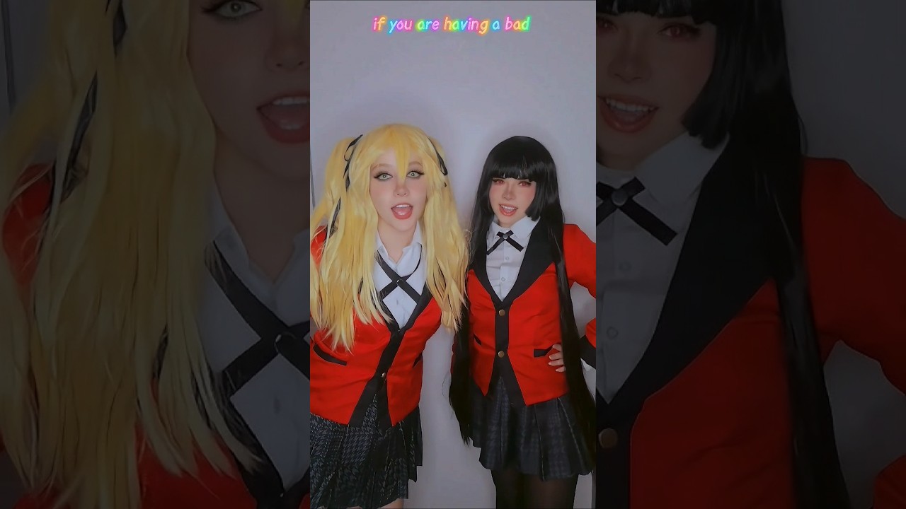 If you're having a bad day | Mary Saotome and Yumeko Jabami@nikkihatsunecosplay#cosplay | Kakegurui