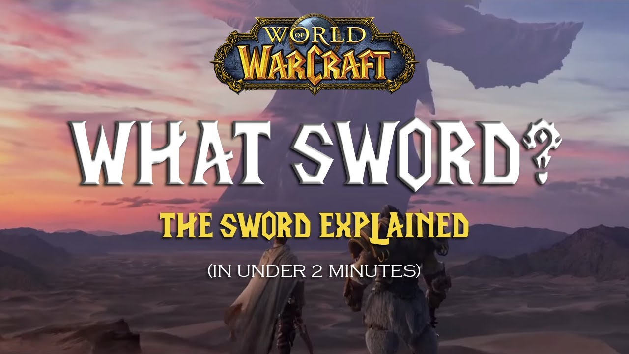 What Sword? Anduin Cinematic EXPLAINED