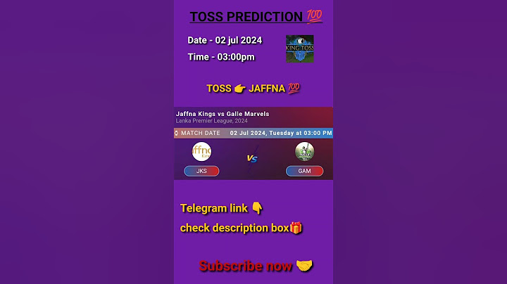 Jaffna kings vs Galle Marvels toss prediction | today toss prediction 😍 | Lanka premier league 2024