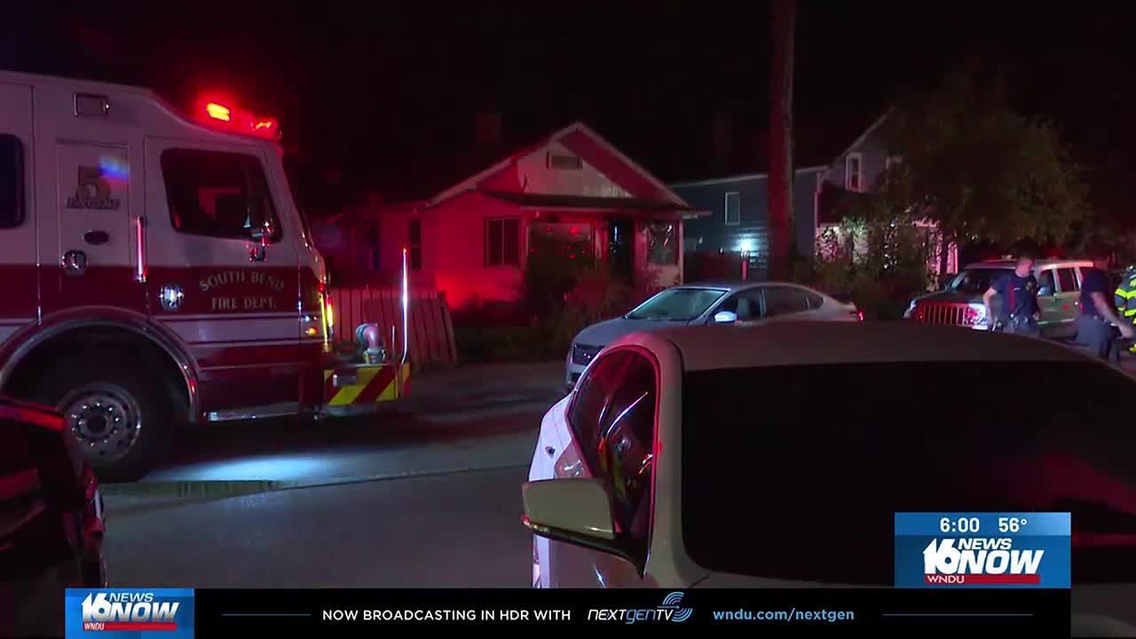 Man taken to hospital after South Bend house fire - YouTube