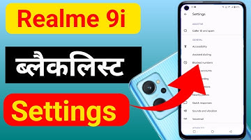 Realme 9i me number ko block or unblock kaise kare/blacklist settings