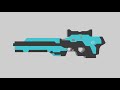 Sniper Rifle / Futuristic Gun | Blender Animation