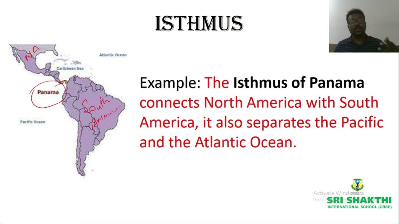 Strait vs Isthmus Grade 6 Social Science Concept Video