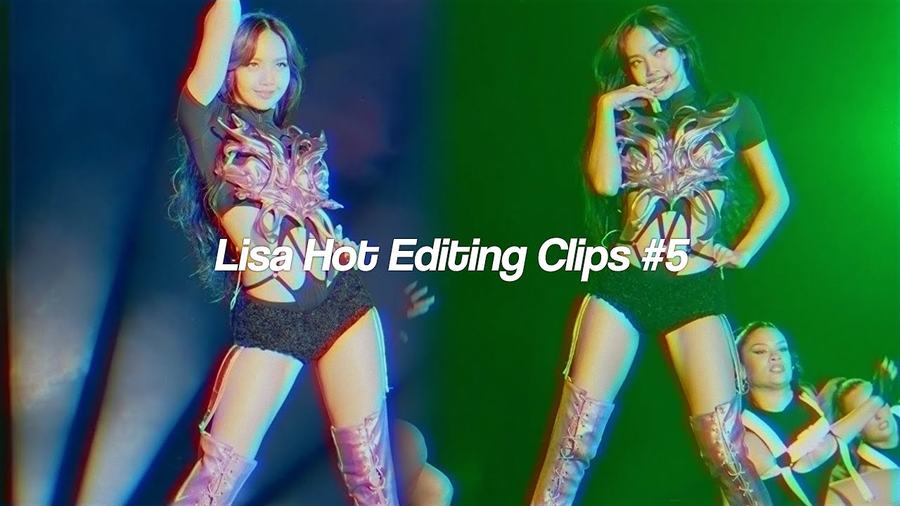 LISA HOT/BADASS CLIPS FOR EDITING #5 (Bornpink FanCams) 4k 60fps (+ Drive Link in comments)
