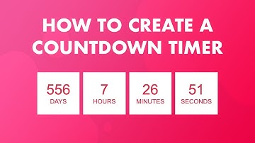 How to create countdown timer in Unbounce or HTML