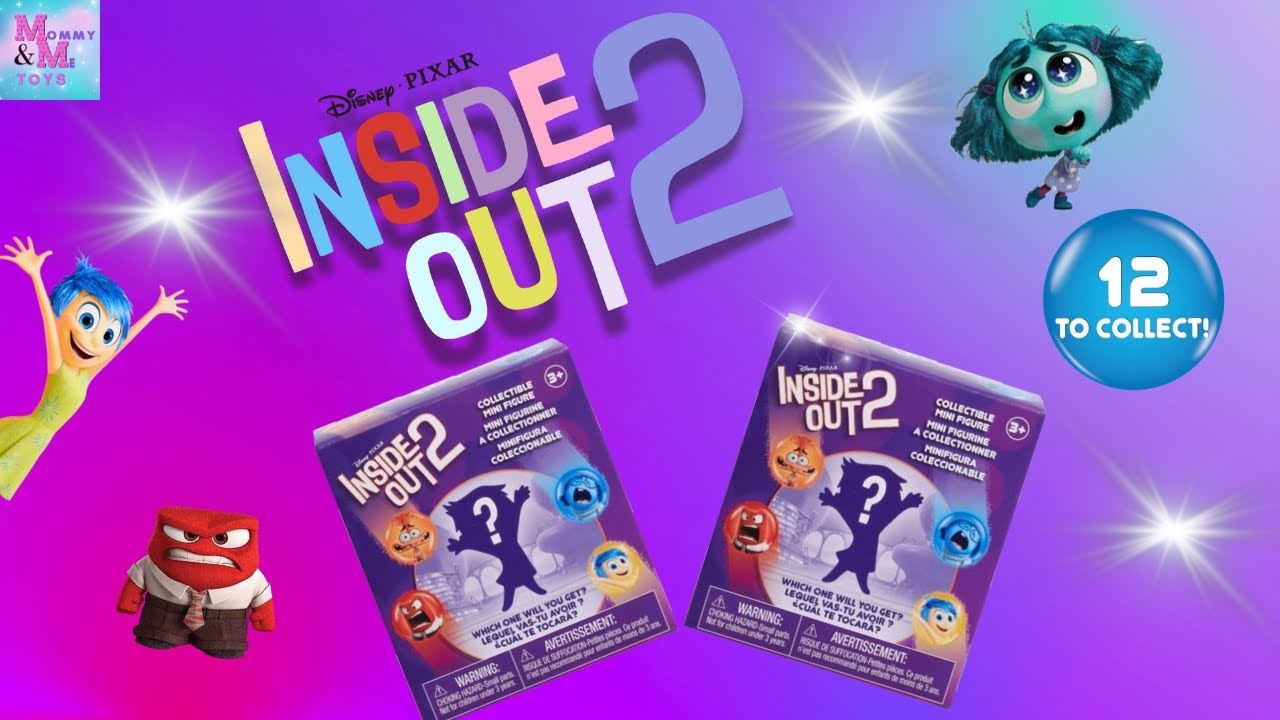 Less than human IN AND OUT-2 美品 DISNEY PIXAR INSIDE OUT 2 MINI FIGURES UNBOXING REVIEW! WITH CODES