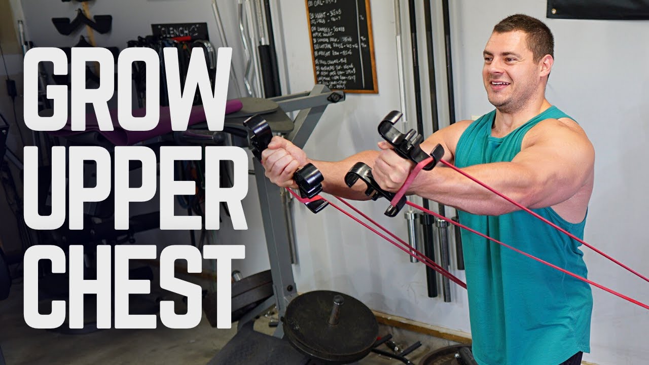 Build Your Upper Chest with Bands - Top 3 Upper Chest Exercises 
