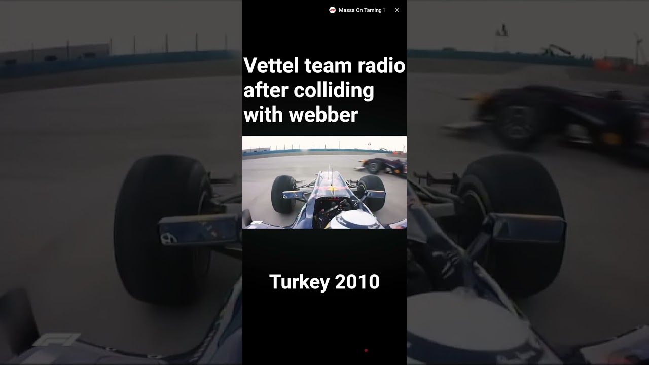 vettel team radio turkey 2010 