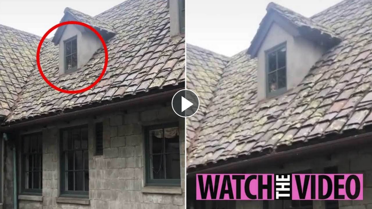 Teen shares footage of a 'ghostly face' peering out of ‘haunted house’ window