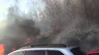 Crews battling large brush fire off Route 78 in Berkeley Heights