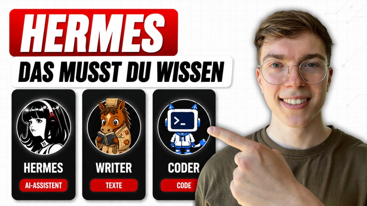 Hermes Agent kann jetzt viel mehr als du denkst! — Transcript