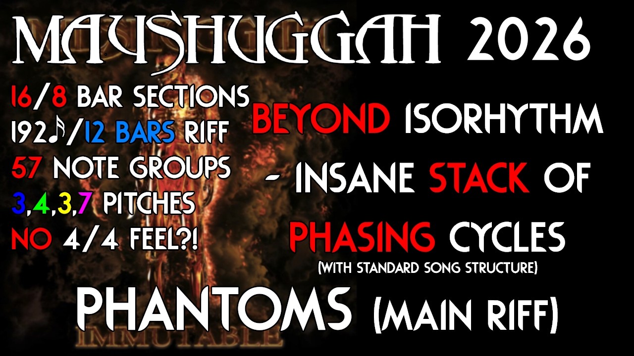 Multi-Perspective Rhythm Analysis in Meshuggah's 'Phantoms'