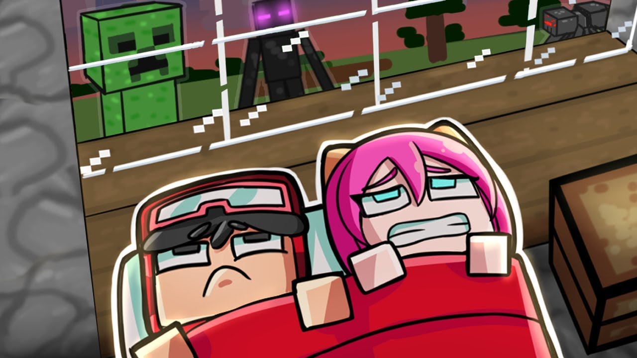 NOSSA PRIMEIRA NOITE NO MINECRAFT - HORA DO MINGUADO | EPISÓDIO 2