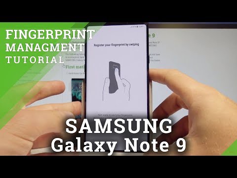 How to Add Fingerprint on SAMSUNG Galaxy Note 9 - Set Up Fingerprint Unlock