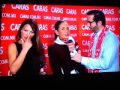 Yolanda Andrade en entrevista por Caras México "Fashion Week 2013"