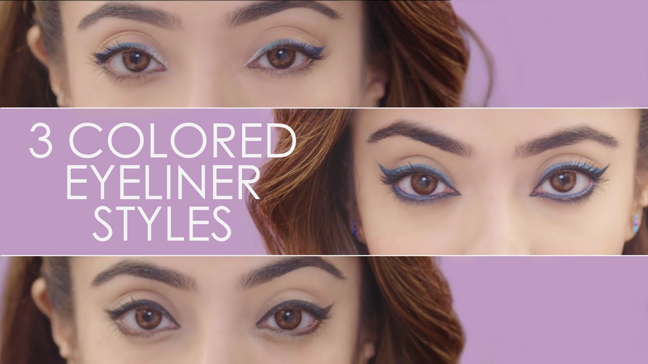 be beautiful in your own way in french 3 Bright Coloured Eyeliner Styles | Attractive Eyeliner Looks & Style | Be Beautiful