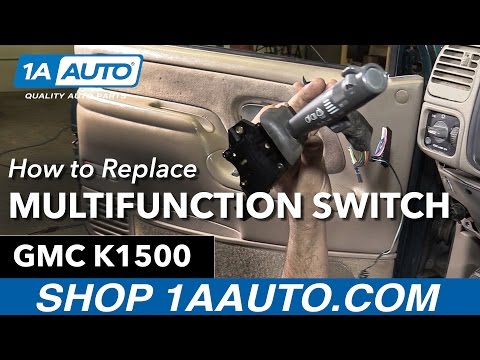 How to Replace Multifunction Switch 95-99 GMC K1500