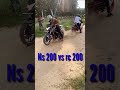 ☠️ns200vsrc390💀#new #viral #shorts #video #power #test #rider #like #comment #subscribe #subscribe