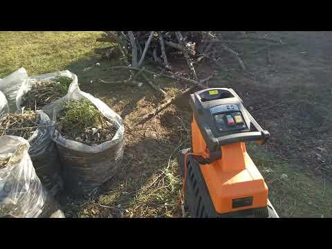 Тихий подрібнювач гілок фрезерний Topshak TS-WS1 (до 45 мм, 2800 Вт, 55 л, Німеччина), видео 3