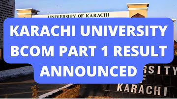 Karachi University BCom Part 1 Result-Karachi University BCom. #shorts