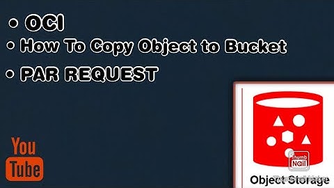 How to Upload Object to Bucket using PAR