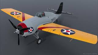 Grumman F4F Wildcat in Notebook