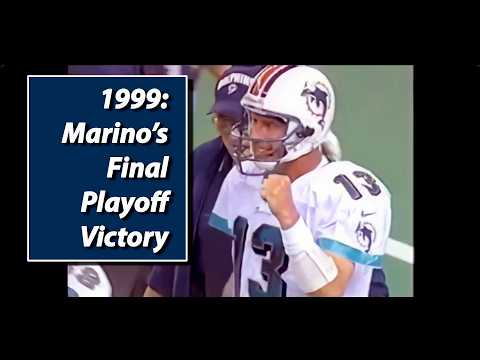 1999 AFC Wild Card Dolphins at Seahawks ESPN Highlights