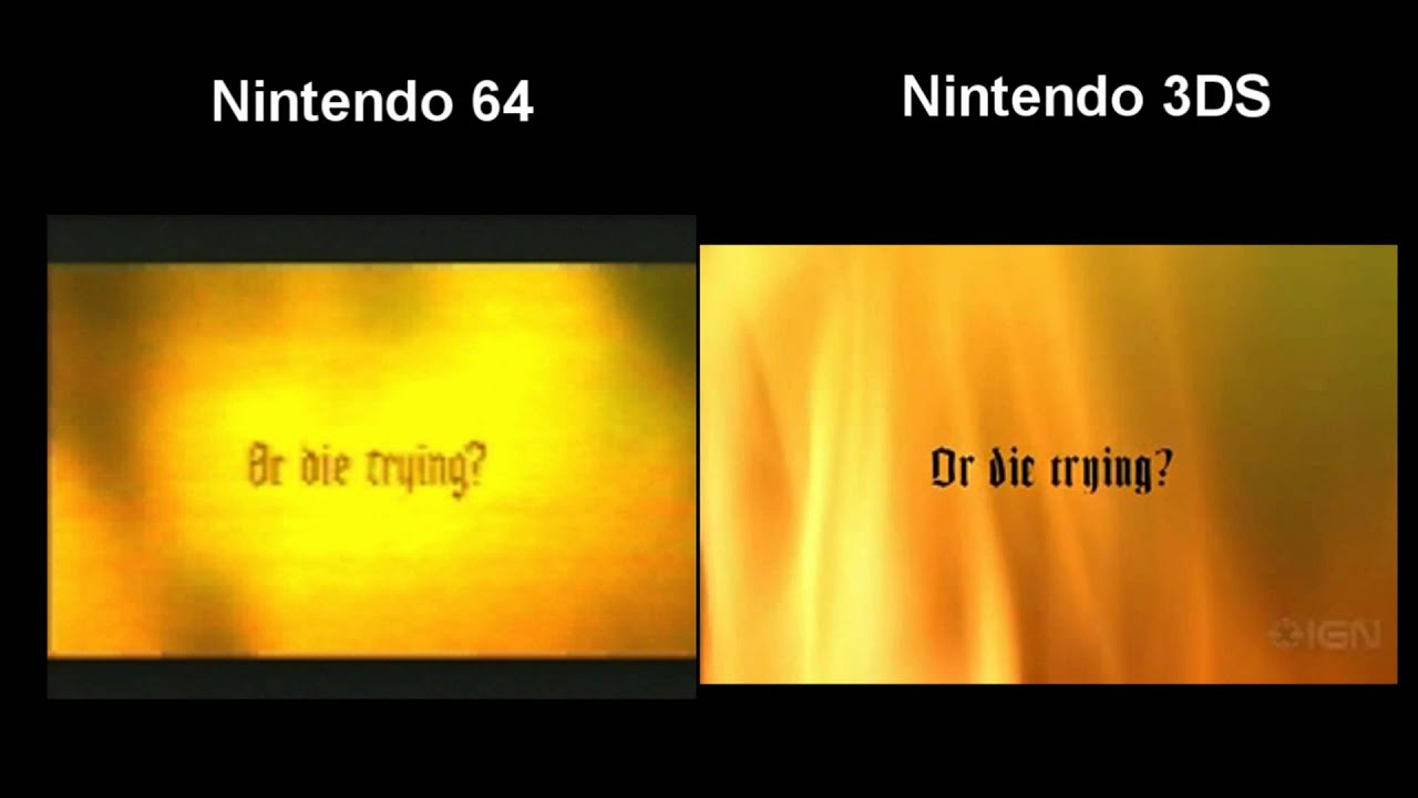 The Legend of Zelda: Ocarina of Time Trailer - 64 & 3DS Comparison