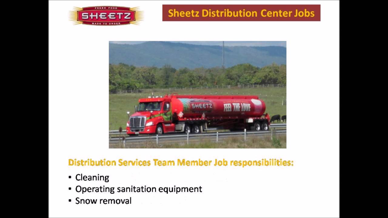 Sheetz Distribution Center Jobs YouTube