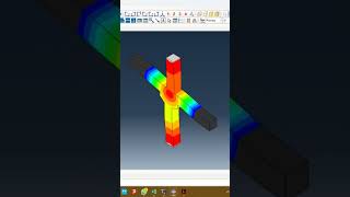 Beam column joint behaviour in Earthquake abaqus simulation 3