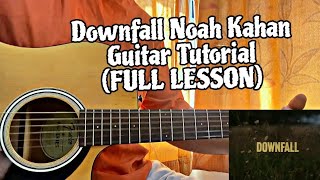 Downfall - Noah Kahan // Guitar Tutorial Lesson (Accurate!)