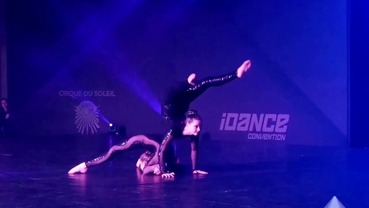 Shayla and Stefania acro duo Halo 2017. Dance World Cup, Whistler