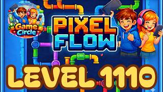 Famous Pixel flow©  - Level 1110 - solution - walkthrough Net Worth