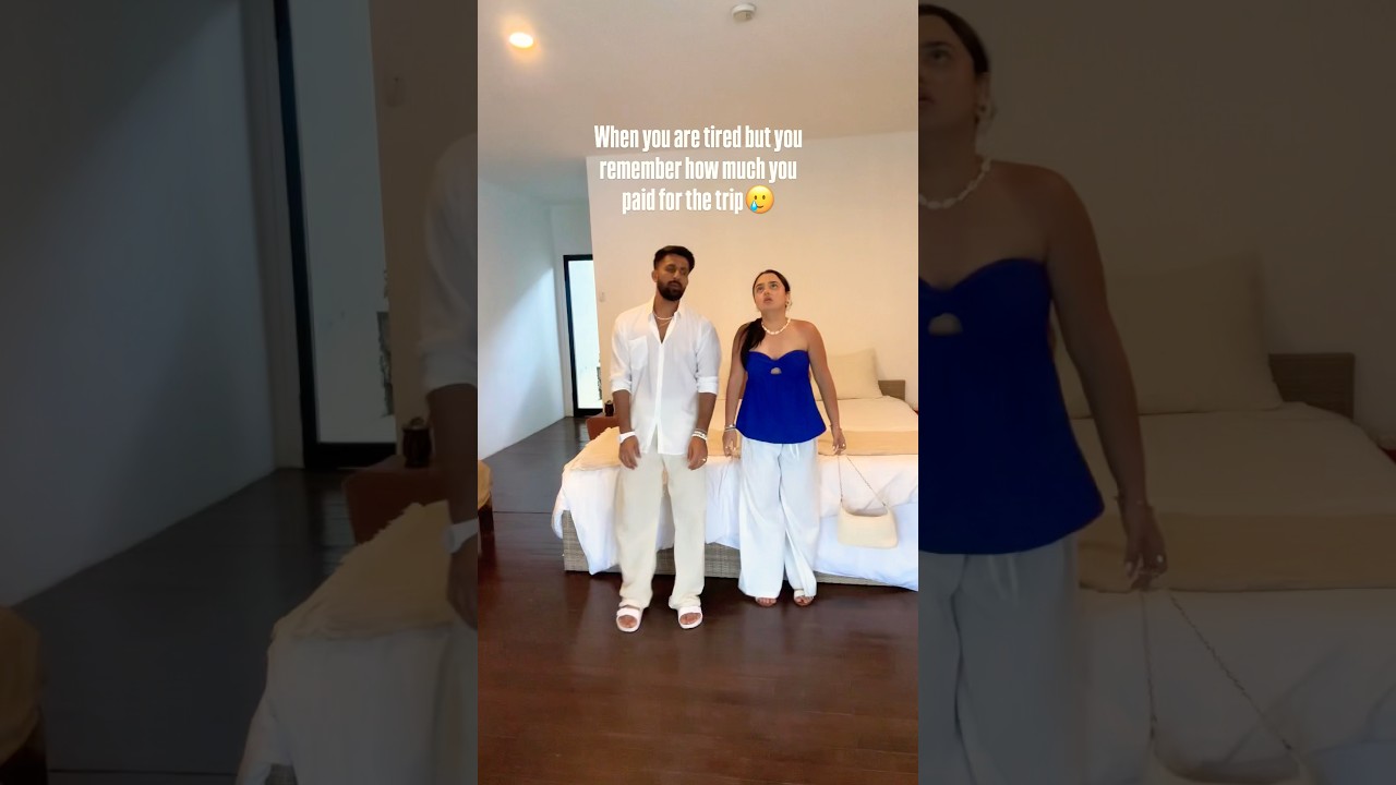 Us on vacation always 🥲 sleep deprived #couplecomedy #love #bali #canggu #couplelife #relatable