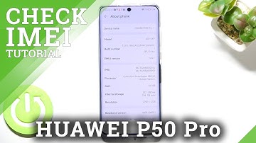 How to Check IMEI and Serial Number on HUAWEI P50 Pro - Find IMEI and Serial Number