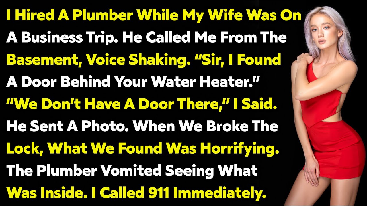 My wife kissed my cheek and said she’d be back from her conference in three days. The moment she drove off, the plumber called. His voice was shaking. “You need to come see something in your...