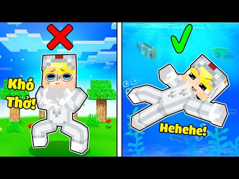 NẾU TÔ GÀ BỊ KHÔNG KHÍ GIẾT TRONG MINECRAFT KHIẾN SINH TỐ BẤT NGỜ*MINECRAFT KHÔNG THỂ THỞ