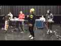 Far East Movement at the studio rehearsing "For All" @batman