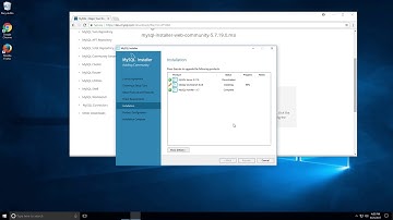 Installing MySQL Server Windows