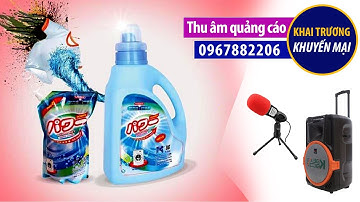Thu âm quảng cáo nước giặt Power Nhật Bản MC đọc quảng cáo bán hàng 0967882206