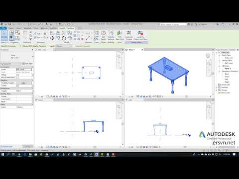 Family Revit | Bài 22: Chèn Family vào một Family khác (Nested Family)