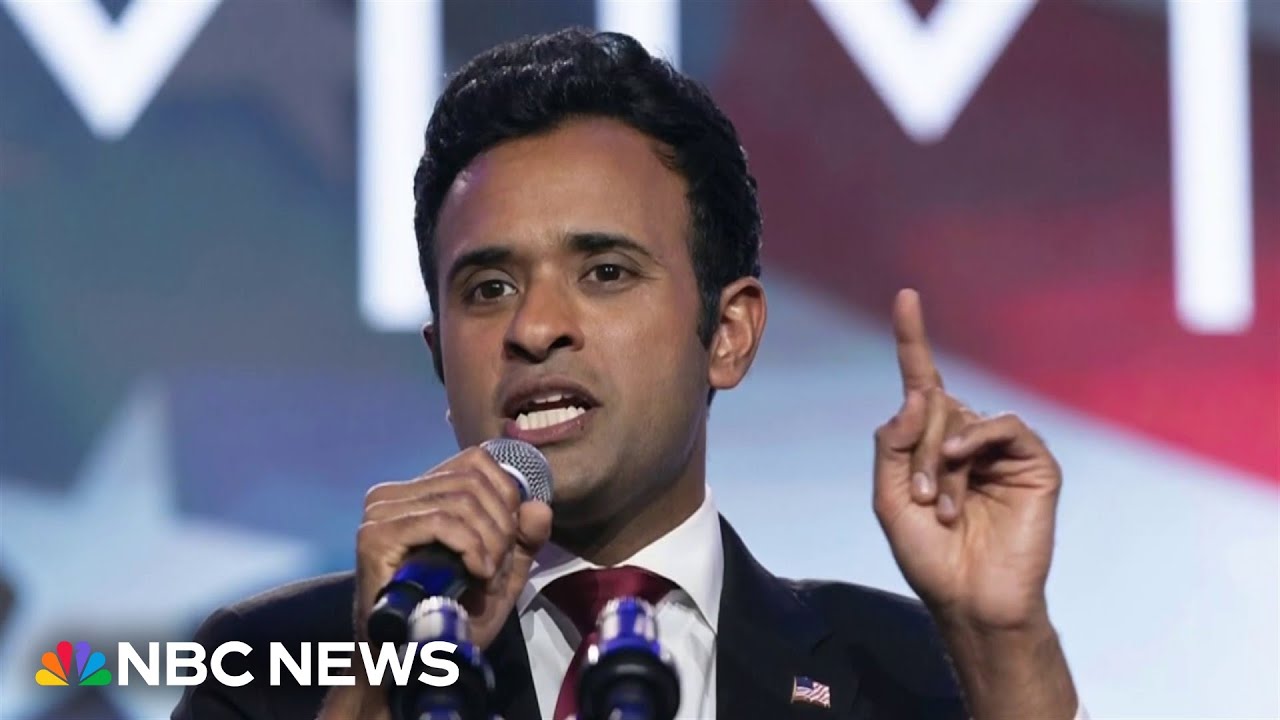 Vivek Ramaswamy’s campaign halts TV ad spending weeks before Iowa caucuses
